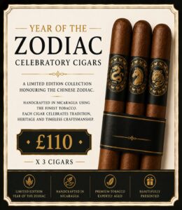 Plasencia Zodiac Cigar x 3 – £110