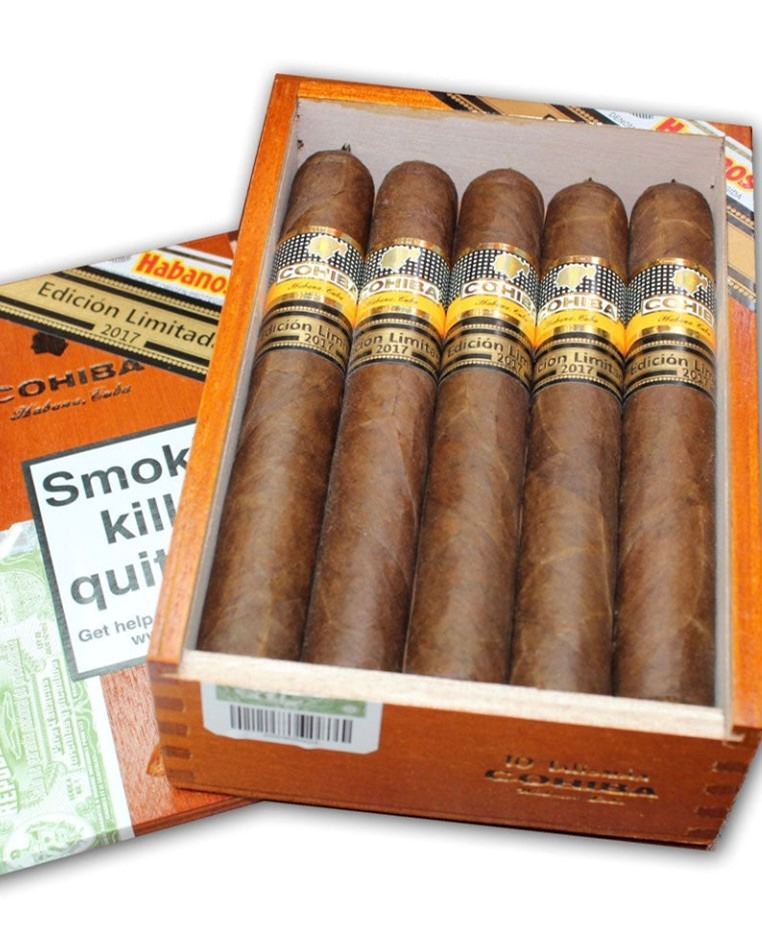 Cohiba Talisman Edicion Limitada 2017 Cuban cigars in original presentation box of 10.