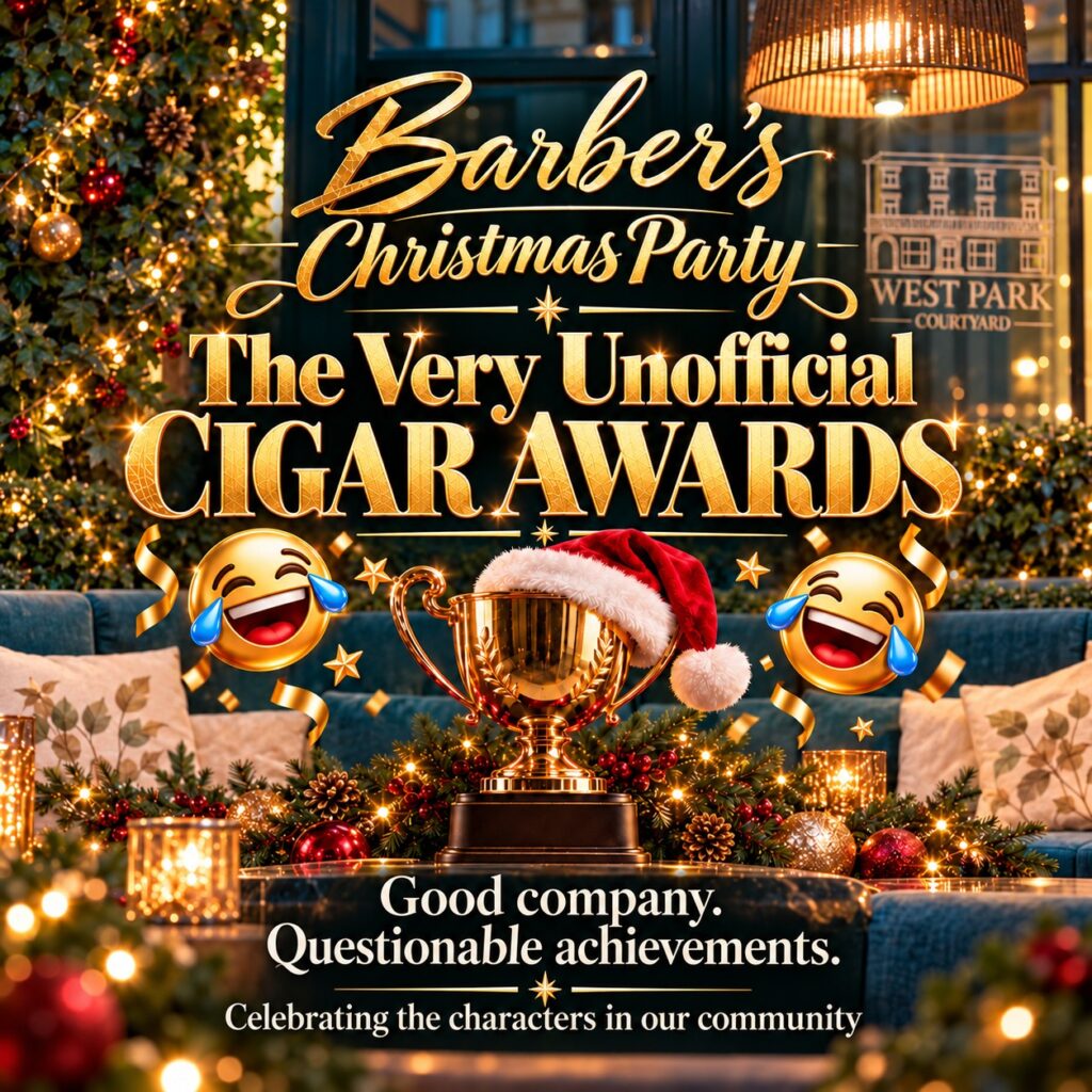 Barber's Christmas Party The Very Unofficial Cigar Awards 2026